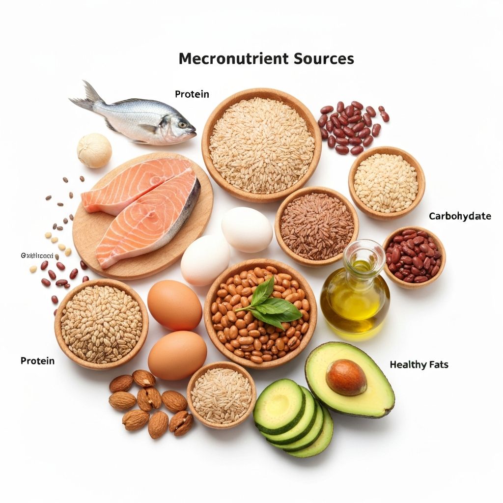 Diverse macronutrient sources
